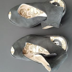 Fly London Yala Perf Open Toed Sandal